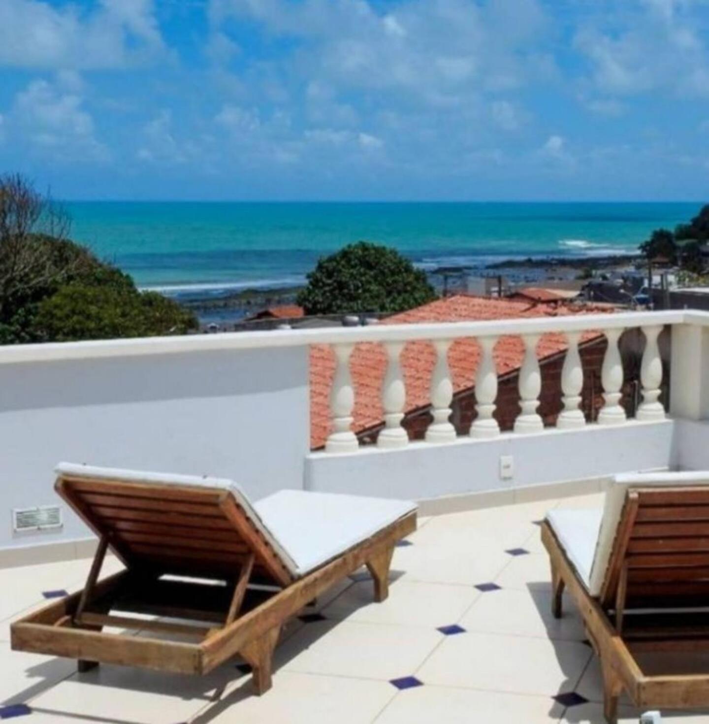 Praia de Pipa Castelo Do Ceu, Casa No Centro De Pipa Vista Marヴィラ エクステリア 写真