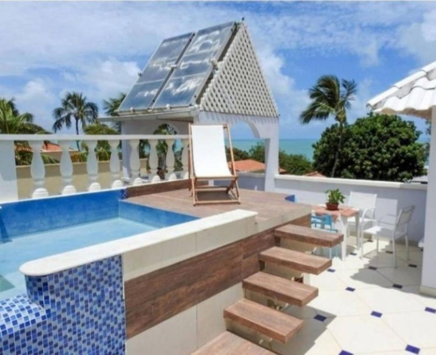 Praia de Pipa Castelo Do Ceu, Casa No Centro De Pipa Vista Marヴィラ エクステリア 写真
